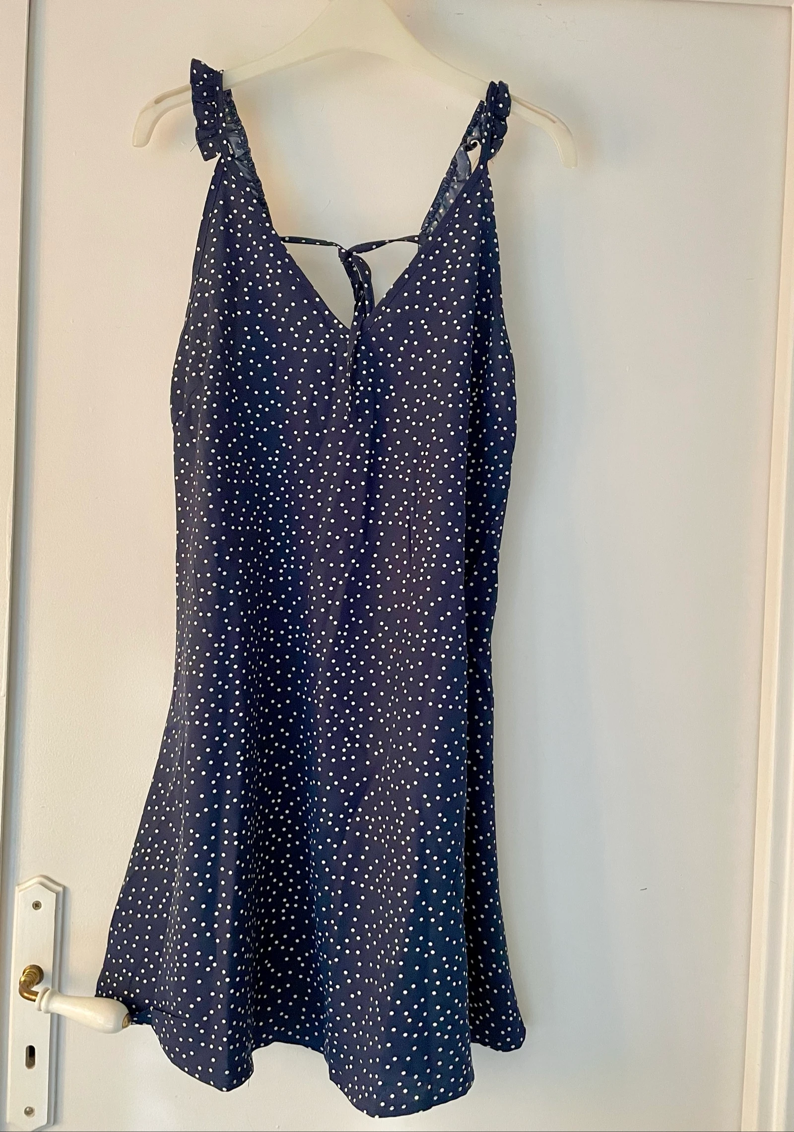 Navy blue polka dot dress – photo 2